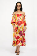 CULT GAIA Ida Dress in Painted Floral