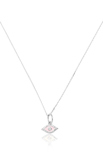 L.A. STEIN Rose Eye Necklace in Sterling Silver