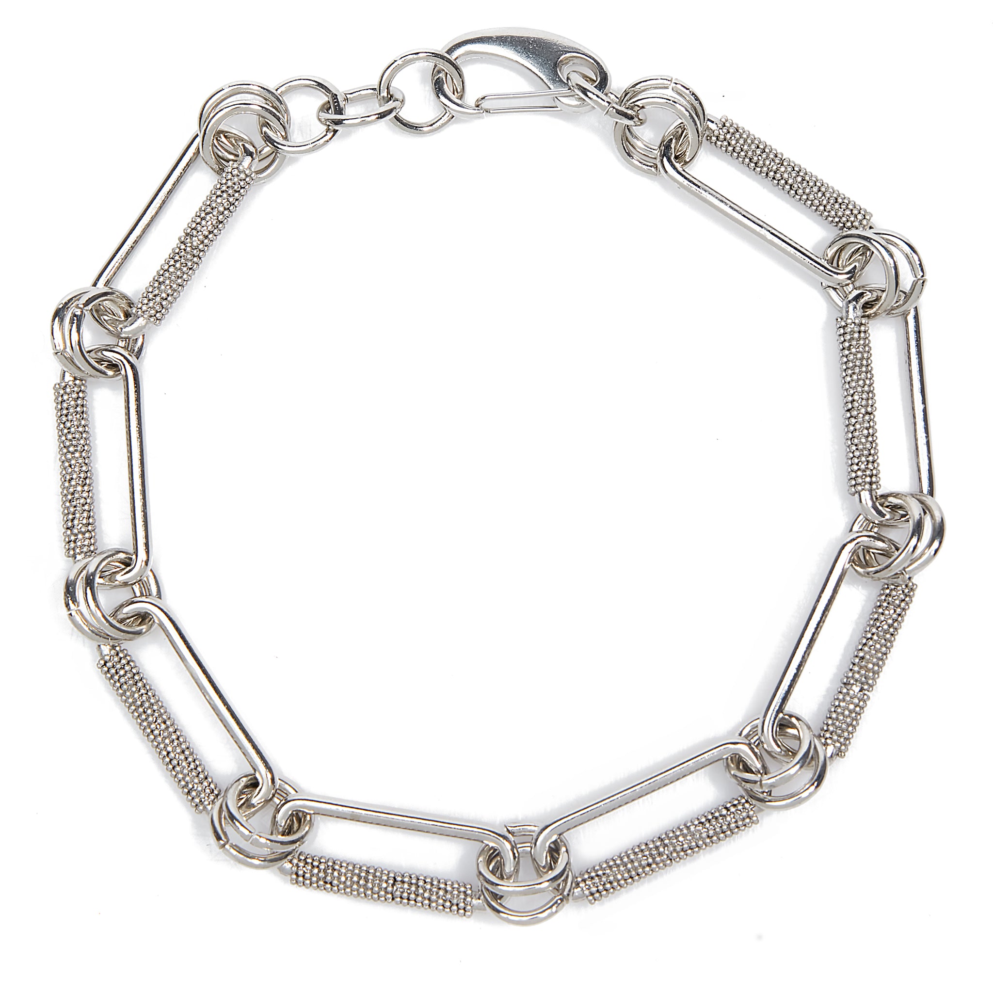 FABIANA FILIPPI Large Chain Link Necklace in Nickel