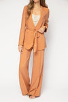 FORTE FORTE Cupro Twill Deconstructed Blazer in The