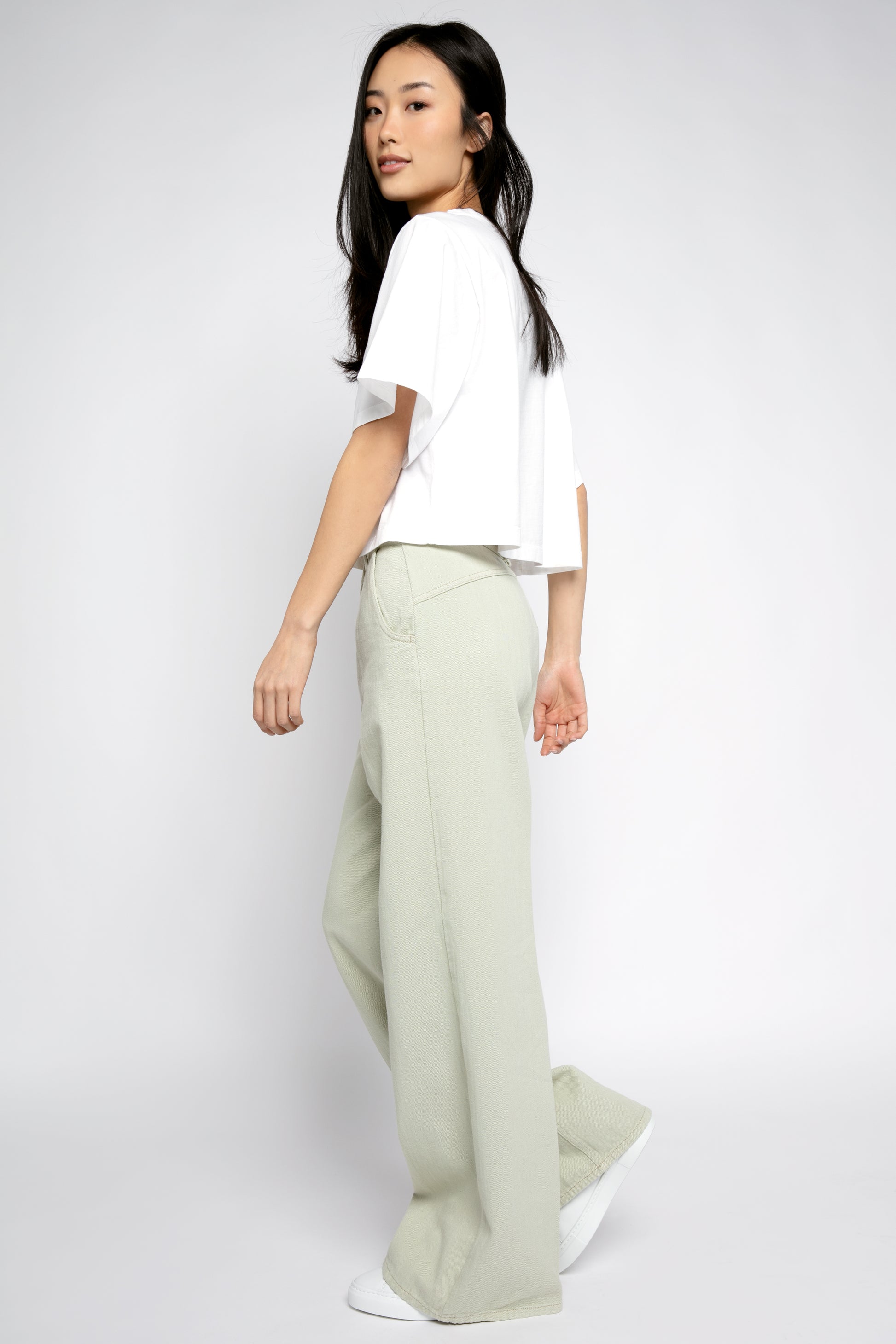 FORTE FORTE Trouser Pant in Agave