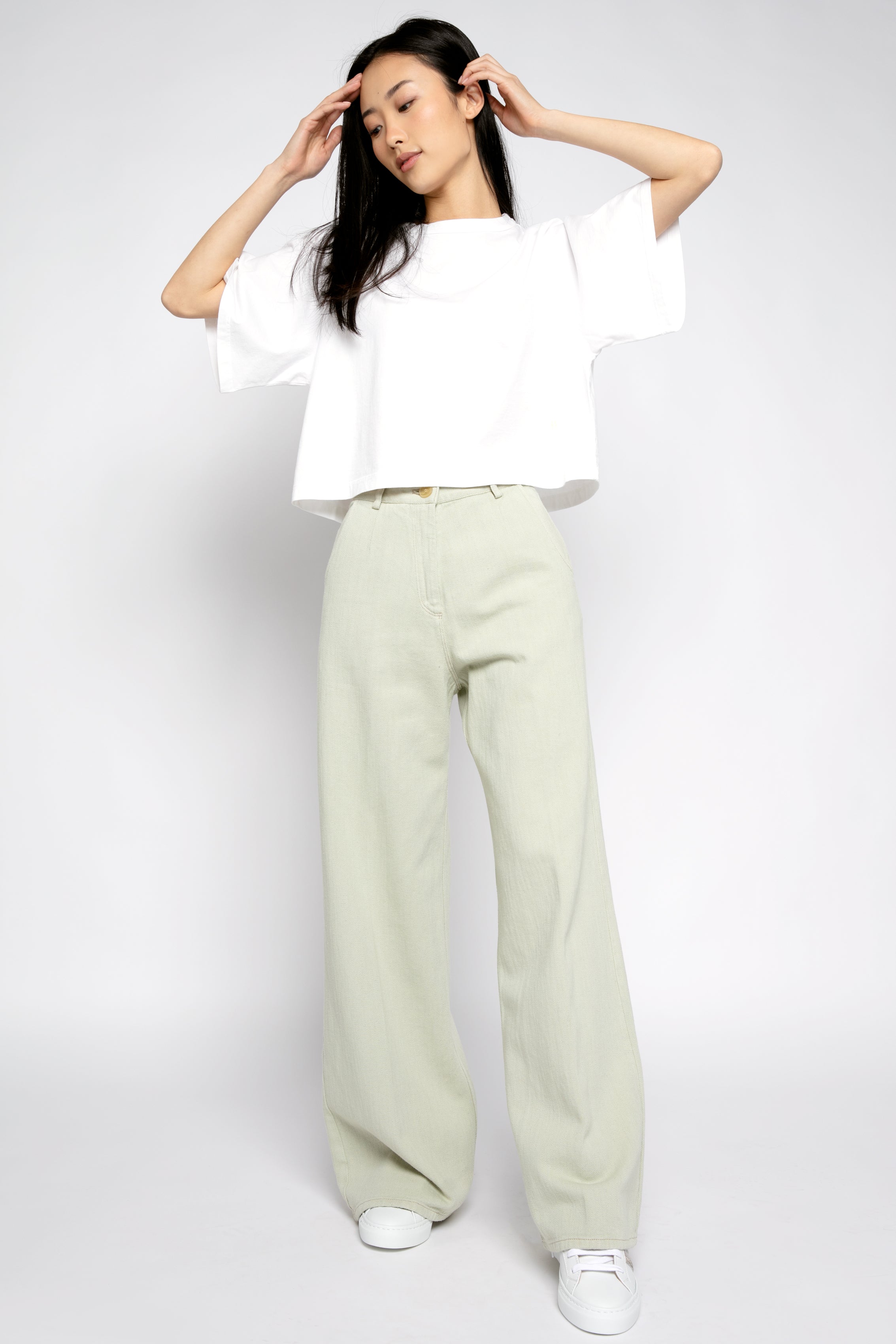 Trouser Pant in Agave