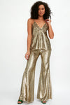 FORTE FORTE 'Encanto' Lurex Velvet Top in Sol