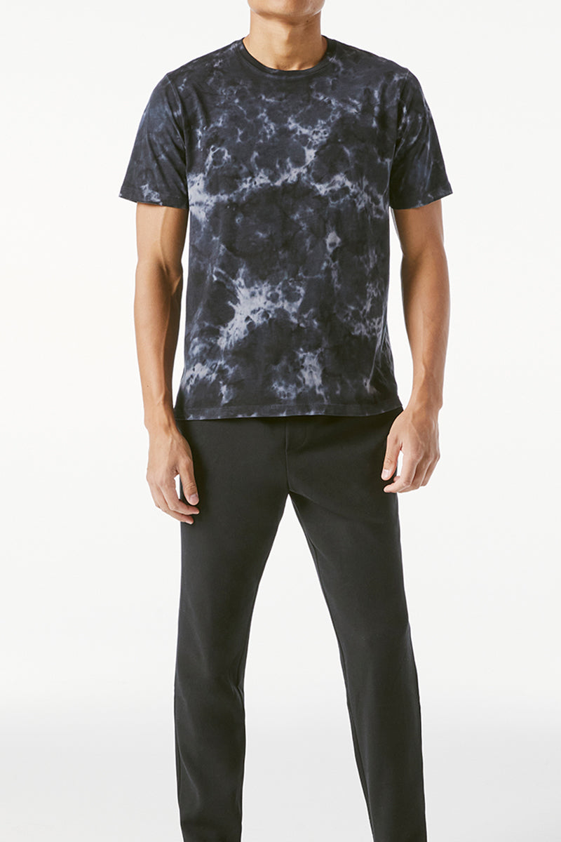 FRAME Tie Dye T-Shirt in Noir Multi