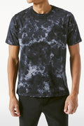 FRAME Tie Dye T-Shirt in Noir Multi