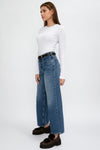FRAME Le High N Tight Wide Leg Jean in Stearnlee