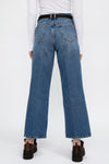 FRAME Le High N Tight Wide Leg Jean in Stearnlee