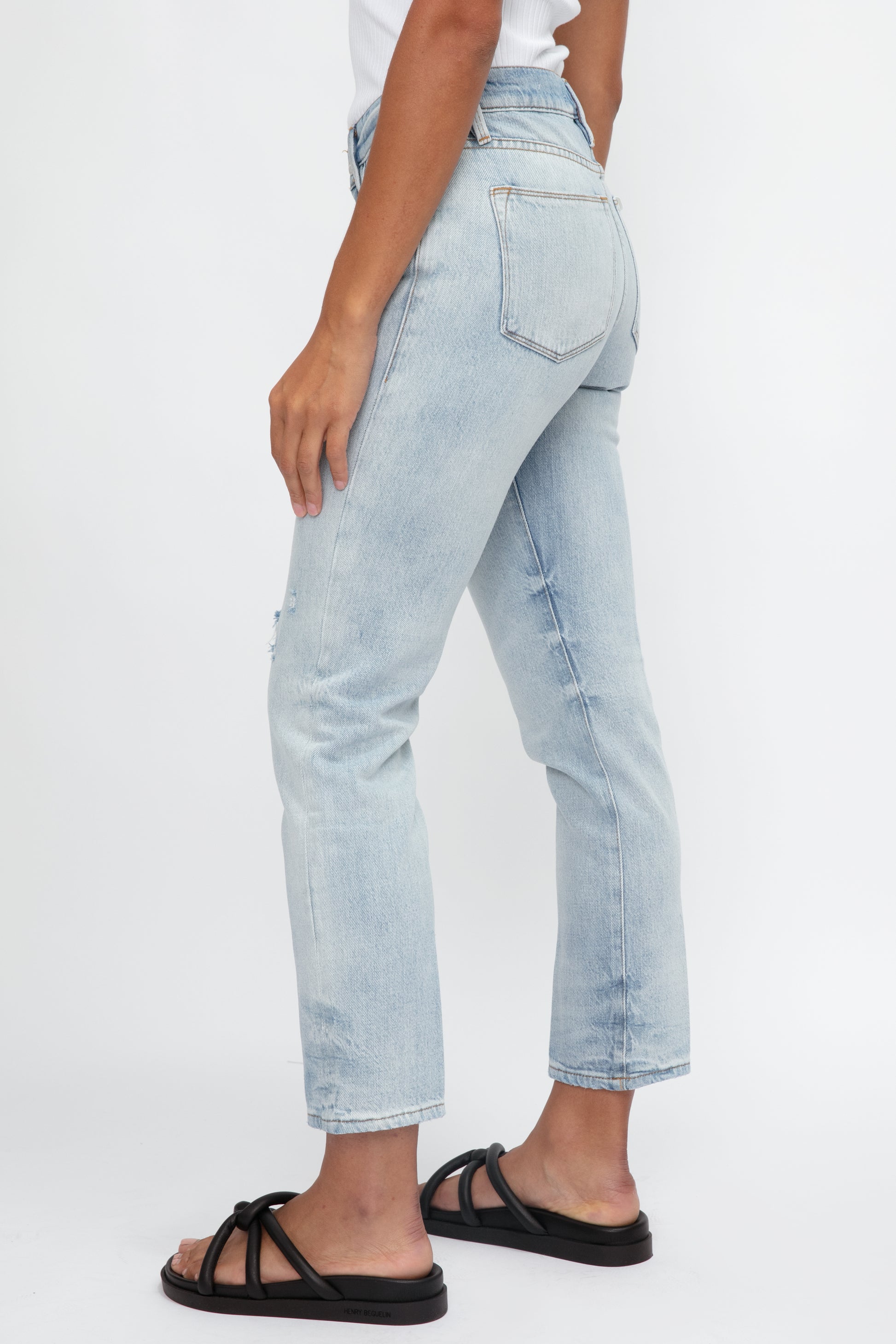 FRAME Le High Straight Jean in Winslow
