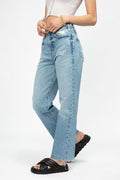 FRAME Le Jane Crop Jean in Baines Rips