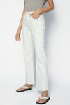 FRAME Le Pixie Jane Jean in Ecru