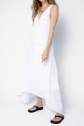 FRAME Savannah Dress in White