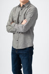 FRAME Long Sleeve Single Pocket Shirt in Noir Multi