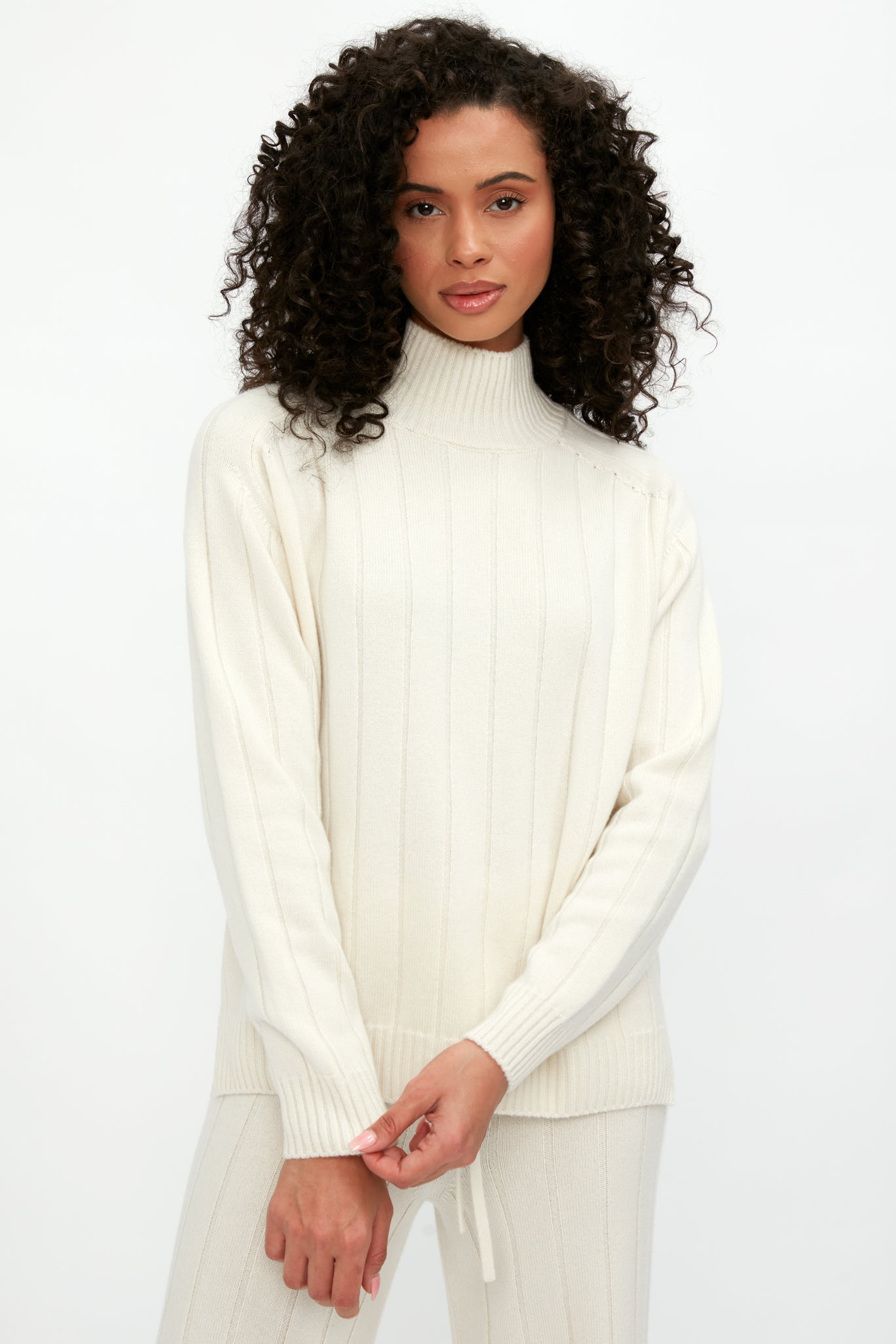 Cashmere Knit Sweater in Burro – T. Boutique