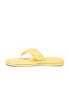 GIA BORGHINI Gia 5 Leather Thong Sandal in Butter Yellow