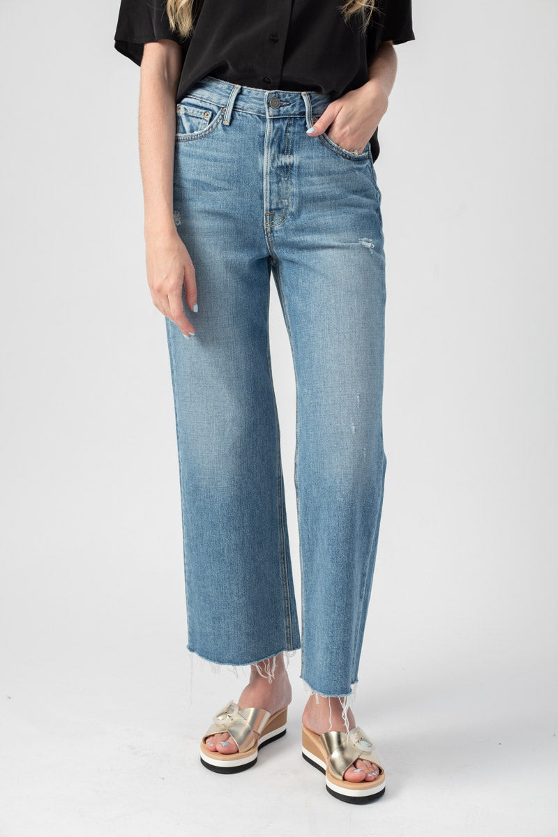 GRLFRND Gonna Fly Now Bobbi Jeans Blue Boutique