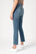 GRLFRND Reed Cropped High Rise Skinny Jean in Come Over
