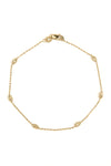 VELINA Gold Bead Chain Bracelet