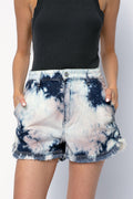 IRO Popi Shorts in Blue and Pink Multi
