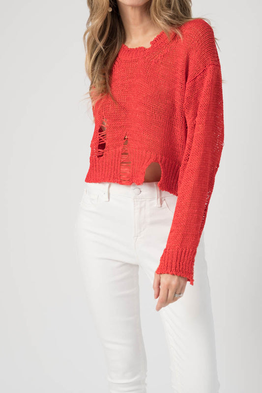 IRO Hico Sweater in Red