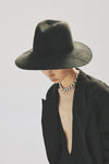 JANESSA LEONÉ Adelaide Fedora Hat in Black