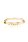 L.A. STEIN ID Bracelet With Diamond LOVE in Yellow Gold