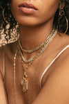 L.A. STEIN Large Diamond Miami Cuban Chain Necklace