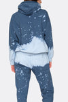 LA DETRESSE The King Blue Dream Hoodie in Navy