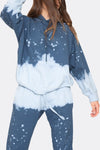 LA DETRESSE The King Blue Dream Hoodie in Navy