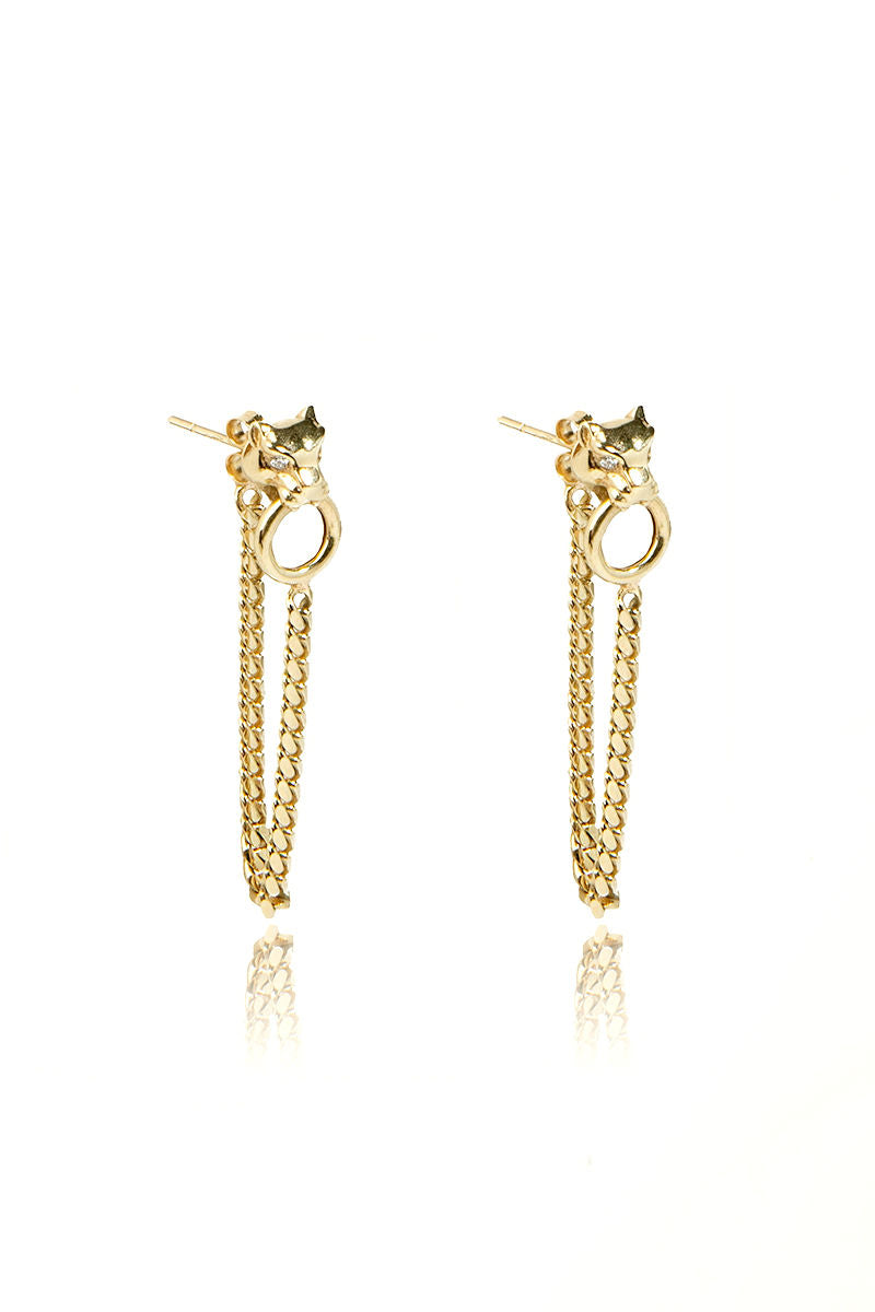 Cuban Miami Chain Doorknocker Earrings