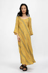 LA BOTTEGA DI BRUNELLA Marmara Riga Rapallo Linen Dress in Camomile