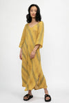 LA BOTTEGA DI BRUNELLA Marmara Riga Rapallo Linen Dress in Camomile