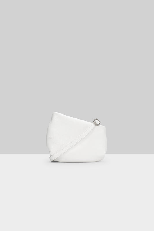 MARSÈLL Fantasmino Grained Leather Bag in White