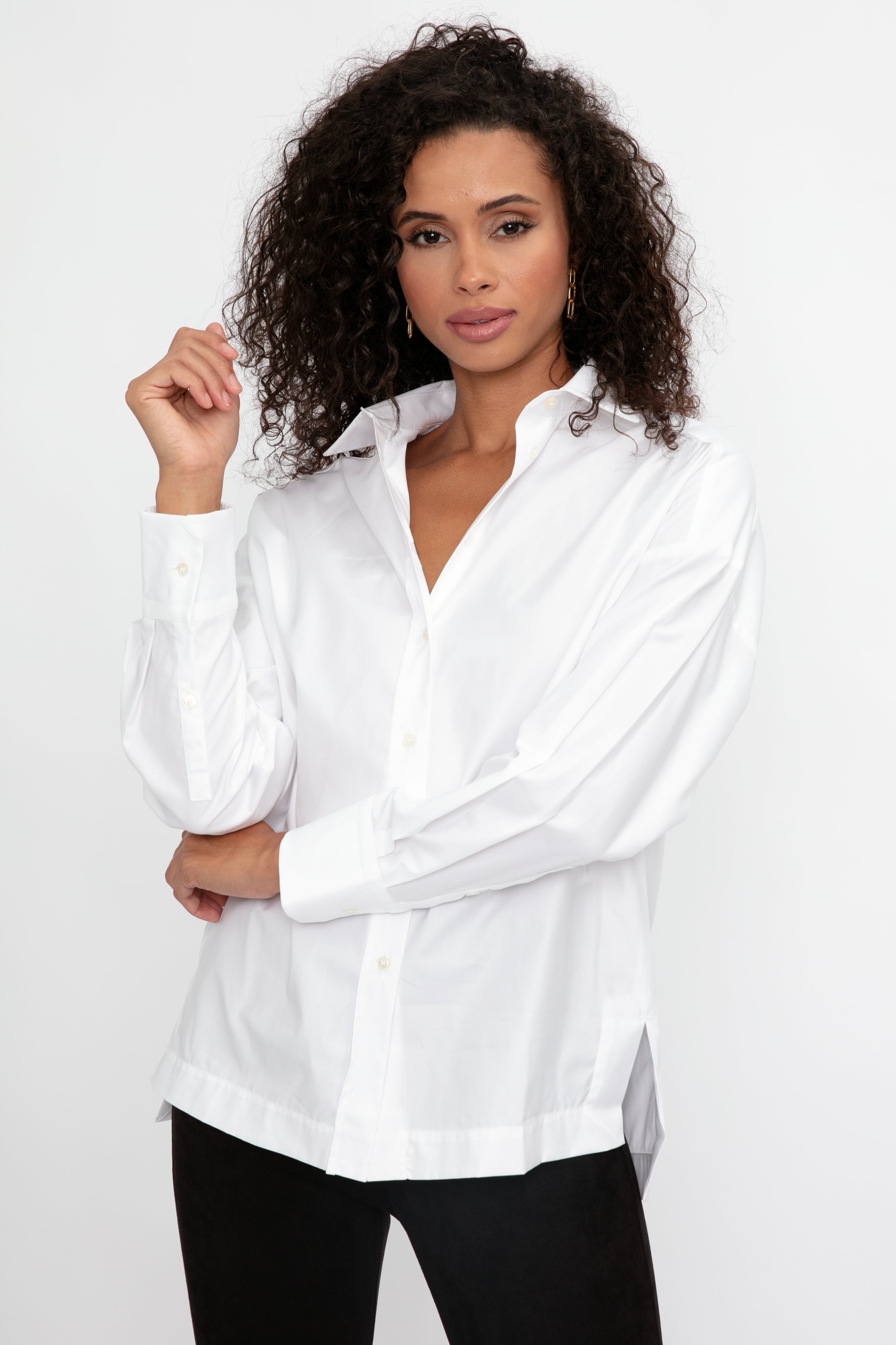 Max Mara popular white shirt