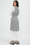 MAX MARA LEISURE Uruguay Knitted Waistcoat in Medium Grey