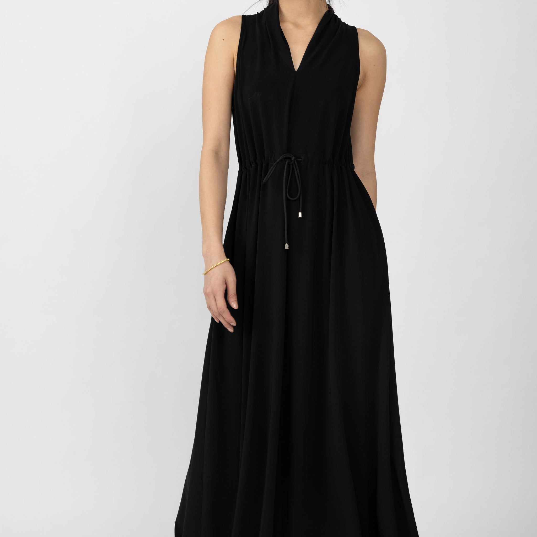 Max Mara Zitto Knit Jersey Dress | Black maxi | T. Boutique Max Mara Zitto Knit Jersey Dress | Black maxi | T. Boutique