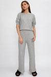 NSF Delilah A-Line Pant in Heather Grey