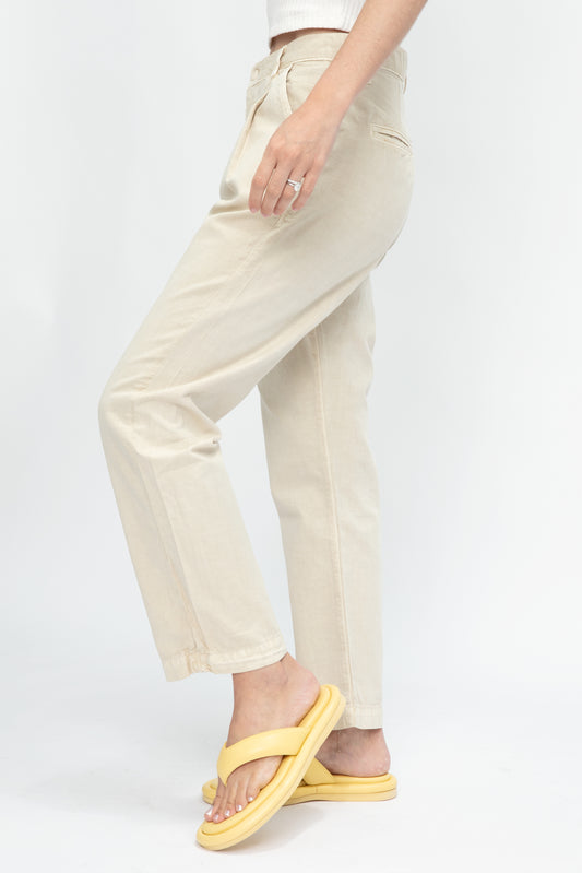 NSF Hayden Pleated Pant in Pigment Flour