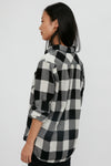NSF Levi Relaxed Shirt in Flour Check
