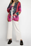 NSF Rogers Cardigan in Jewel Tone Dye