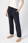 NSF Viola Pleated Trouser Pant in Midnight