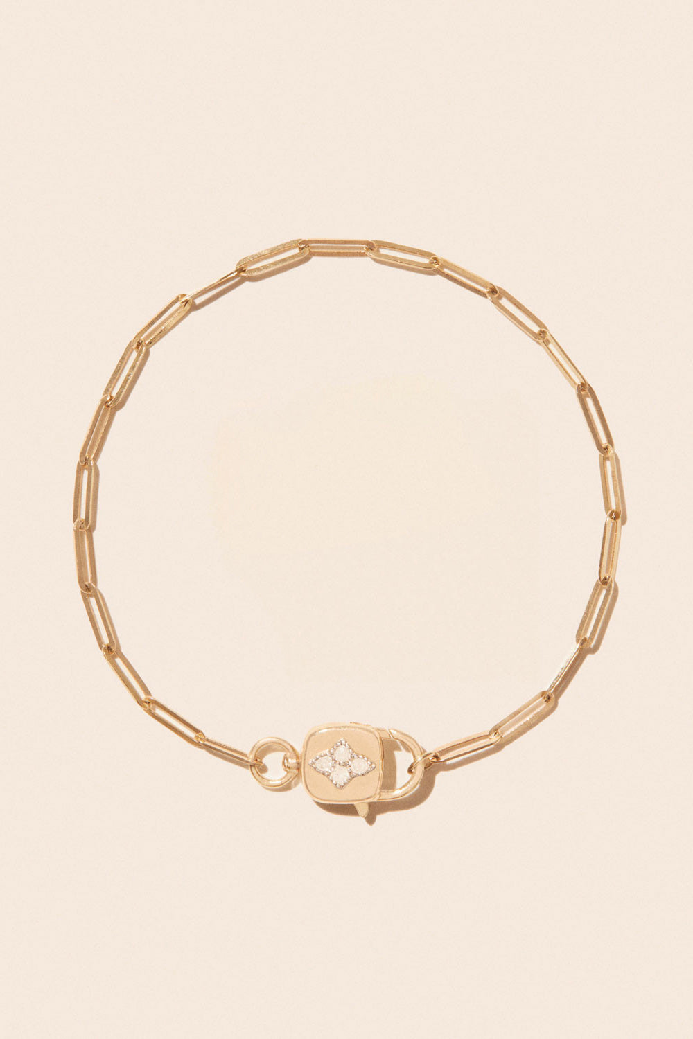 Louise Chain Bracelet in Yellow Gold