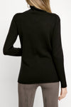 PAYCHI GUH Cozy Luxe Funnel Sweater in Black