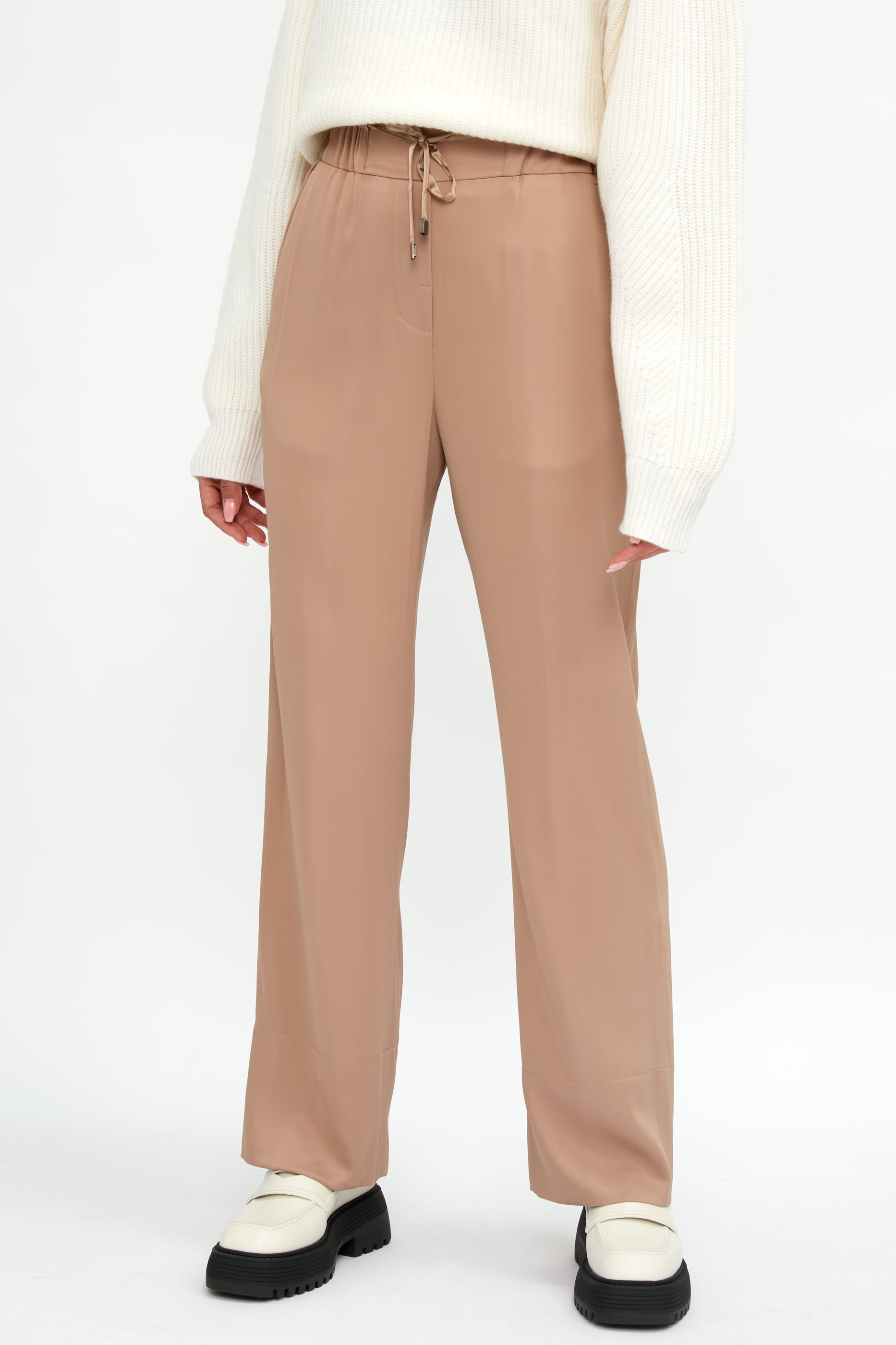 Drawstring Pant in Sepia