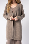 PRIVATE 0204 Cashmere Duster Cardigan in Brownish