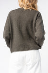PRIVATE 0204 Cashmere Linen Sweater in Moss
