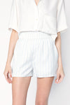 RTA Edwinna Pajama Short in White Striped