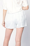 RTA Edwinna Pajama Short in White Striped