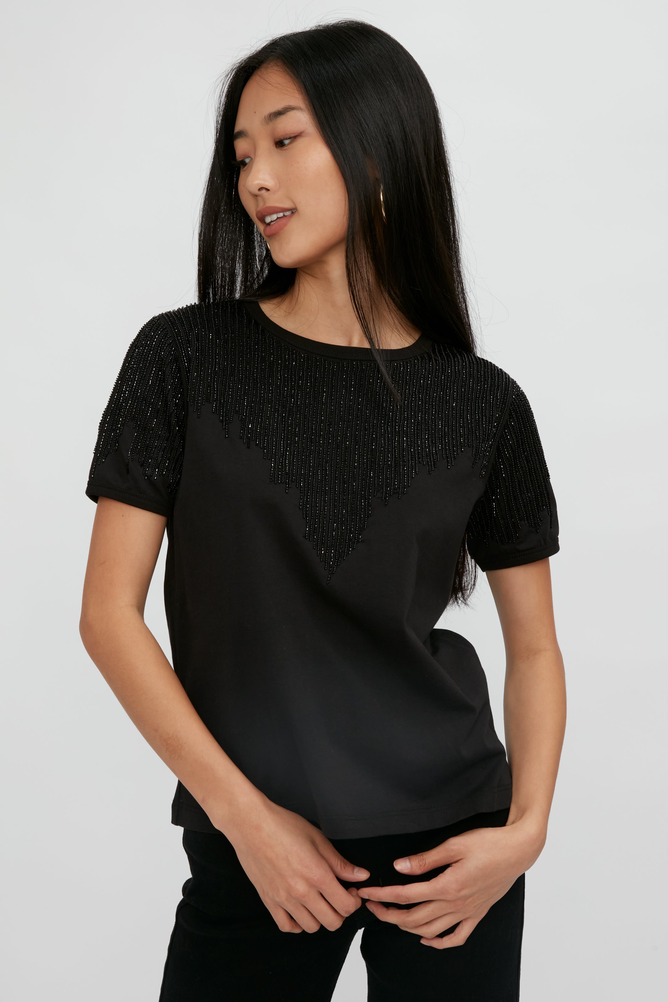 Quinton Top in Black