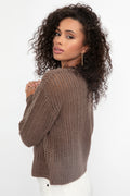 SABLYN Marci Cashmere Sweater in Swiss Brown