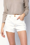 SLVRLAKE Farrah Short in Natural White